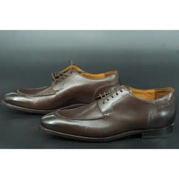 Allen Edmonds Watson Split Toe Derby Oxford Men Shoes Size 12 Brown New $395